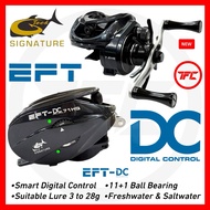 G-TECH Signature EFT-DC 71HG Baitcast Reel BC Baitcasting Digital Control Zing Saltwater Casting Lon