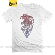 Sleipnir Vikings Valhalla Odin T Shirt Crewneck Tops Tees 100% Cotton White Men Clothing S