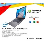 GARANSI RESMI BARU Laptop Asus A416JP Core i5 1035G1 NVIDIA GE 4GB 1TB