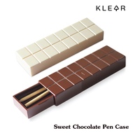 KlearObject Sweet Chocolate Pen Case Acrylic Box Pencil Holder Put Other General Items Shape: K376