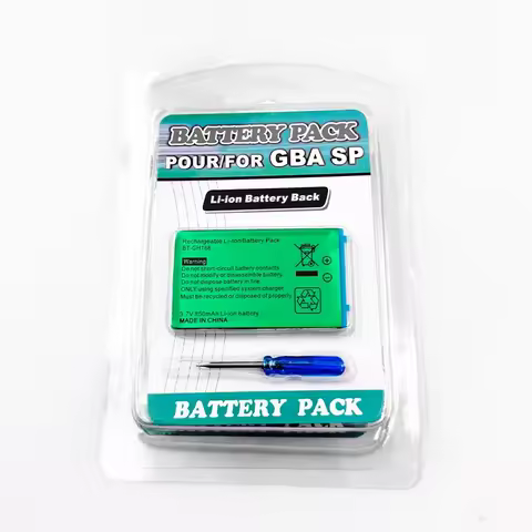 for Nintendo GBASP GameBoy 3.7V rechargeable 850mAh lithium battery for Nintendo GBASP GameBoy Advan