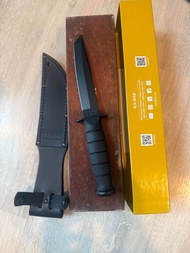 มีดเดินป่า คาบาร์ Kabar แท้ made in USA รุ่น 1254 short black straight Ka-Bar life time warranty