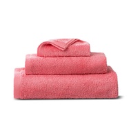 内野（UCHINO）新炫彩柔软浴面方三件套浴巾毛巾男士女士情侣吸水纯棉浴室 炫彩柔软浴面方三件套-粉色 358g 浴巾252g面巾74g方巾32g