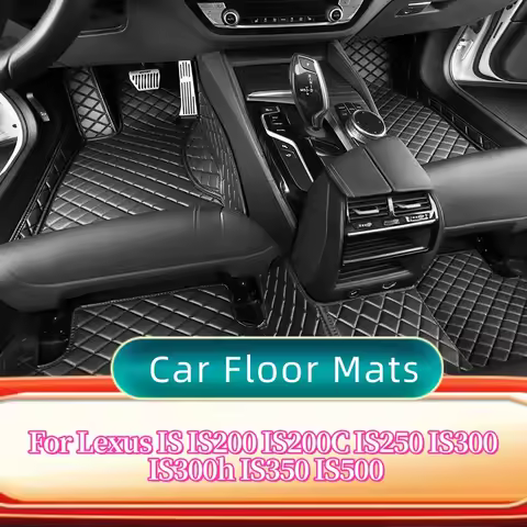Custom Made Leather Car Floor Mats For Lexus IS IS200 IS200C IS250 IS300 IS300h IS350 IS500 Foot Pad