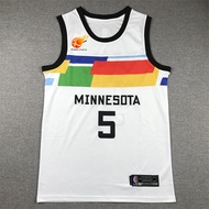 JOCELYN 2023-24 Minnesota Timberwolves Anthony Edwards City Edition Swingman Men's T-Shirt-White