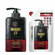 MARO - [優惠裝] [原裝正貨] [17型」膠原活髮洗頭水及補充裝 (中性及油性頭皮適用) (新舊包裝隨機發送) #Maro17