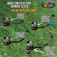INDO SWITCH FOR ALL HONDA CLICK VERSION 100% PLUG N PLAY (NO TABAS AND NO REWIRING PROCESS)