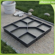 [EhoyoxaMY] DIY Concrete Path Mold Pavement Form for Garden Stepping Stones Plastic Paving Slab Moul