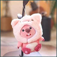 YT4 Loopy Plushie Cute Pink Bear Hat Plush Cotton Doll Bag Charm
