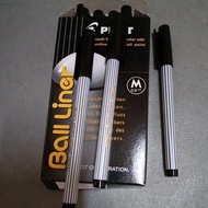 PILOT BALL LINER MEDIUM O.8 MM BLACK // SIGNATURE PEN // OFFICIAL PEN