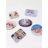 Sublimation Blank Refrigerator Sticker Acrylic Heat Transfer Blank Refrigerator Magnet Heat Sublimat