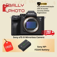 Sony a7S III / A7SM3 Mirrorless Camera FREE NP-FZ100 BATTERY I Sony SG Warranty