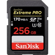SanDisk Extreme Pro SDSDXXY-256G-GN4IN Memory Card With SDXC, 128GB, U3, C10, V30, UHS-I, 170MB/s R, 90MB/s W