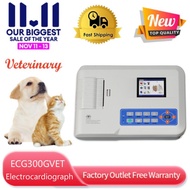 CONTEC ECG300G-VET Veterinary ECG Machine 3 Channel ECG Electrocardiograph 5 Lead EKG Printer