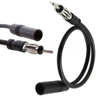 【YOSHOP】-Car Radio AM FM Antenna Adapter Extension Cable Male to Female 1M RG 75-3 Wire
