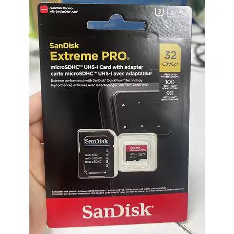 SanDisk Extreme Pro Micro SD Card V30 U3 A2 Memory Card 512Gb 256Gb 128Gb 64Gb 32Gb 1Tb Max up to 25