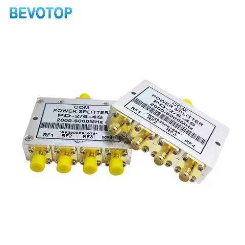 SMA Microstrip Power Splitter One Point Four 2-6G SMA RF Combiner WIFI 20W RF Power Splitter
