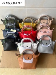 100% original longchamp official store bag L1500 mini Top-Handle Bags sheepskin bag with gift box long champ 2022 fashion women bags