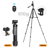 K&F CONCEPT MS08 Selfie&Extension Desktop Tripod Suitable for Phone/GoPro/DJI/Insta with Phone Holde