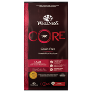 Wellness Core Grain-Free Lamb (Lamb &amp; Lamb Meal) Dry Dog Food (3 Sizes)