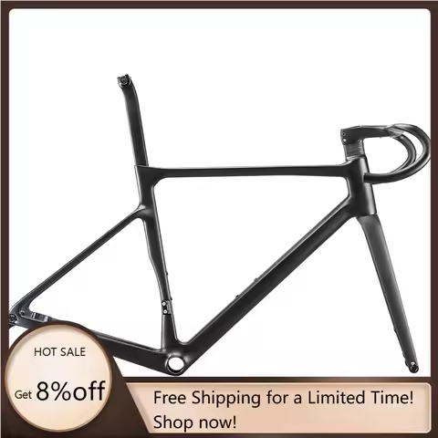 STLF Ultralight T1100 Full Carbon Road Frame 990G Climbing Bicycle Cycling 700*38 Tire Cyclocross Ae