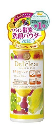 DET Clear Bright & Peel 水果酵素潔麵粉 75g
