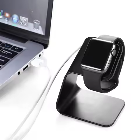 Metal Aluminum Charger Stand Holder for Apple Watch Bracket Charging Cradle Stand for Apple i Watch 