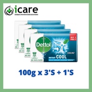 DETTOL BAR SOAP COOL 100G 4S