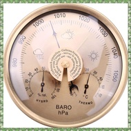 (BGSJ) Barometer Thermometer Hygrometer Wall Mounted Household Weather Station