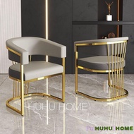 Italian Light Luxury Dining Chair Household Hotel Sales Office Negotiation Tea Table Chair Nail Shop
