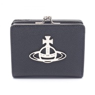 【二手】Vivienne Westwood)安妮 (ANNIE) 雙折錢包，帶零錢袋，貨號 51010055S000RN405，黑色；其他：女士三折錢包，全新