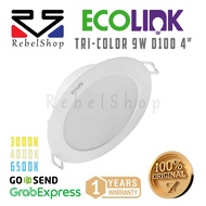 Ecolink LED Downlight Scene Switch TriColor 3 Colors EDL190B 9 Watt Round D100 - 9W 9 Watt 9Watt