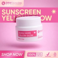 DRW Skincare Sunscreen Yellow Glow 12.5g Facial Sunscreen for Normal Skin BPOM Halal