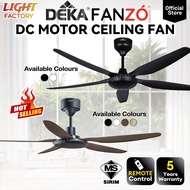 🔥SHIP FROM KL🔥DEKA F5DC PRO X-ONE F3DC KRONOS K6N K5 56" | FANZÓ TURBO DC Ceiling Fan with Remote SI