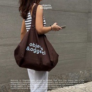 Objects&Oggetti Canvas Bag - Mocha