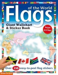 [100% Original Books] - Flags of the World : World Map Wallchart Poster and Sticker B by Chez Pictha