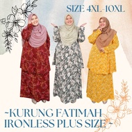 KOLEKSI KURUNG FATIMAH IRONLESS PLUS SIZE (SIZE 4XL/6XL/8XL/10XL)