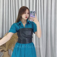 Ozy Leather Tube (import women's tops outer/s inner/s tank tops tube/s camisole/s tube tops crop top