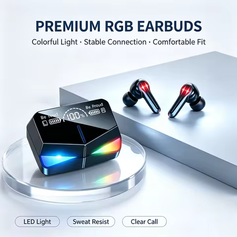 M28 Bluetooth headset wireless headset smart touch headset waterproof noise reduction headset