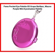 Fwee Pocket Eye Palette 05 Grape Bonbon, Mauve Purple Mini Eyeshadow Palette