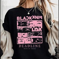 (Cod) Blackpink Inspired Deadline Tour Shirt Deadline World Tour Shirt Kpop Concert Trendy Concert T