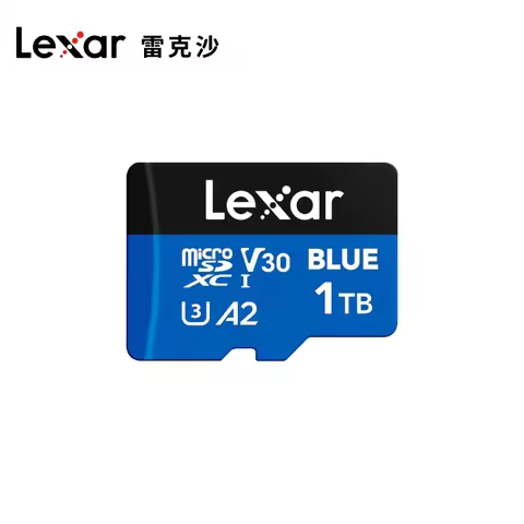 Lexar BLUE Micro SD Card 128G 256GB 512GB 160MB/sMemory Cards SDXC UHS-I A2 V30 4K TF Card for Phone