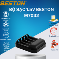 Hộp 4 Pin sạc 2A 3A 1.5V Lithium Beston - AA - 3600mWh pin đồ chơi pin karaokepin máy ảnh