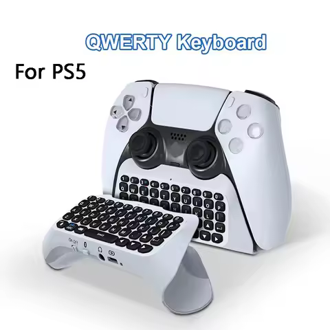Wireless Bluetooth Keyboard For PS5 Playstation PS 5 Controller Gamepad Gaming Game Pad Accessories 