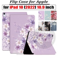 Fashion Flowers Casing For Apple iPad 10 (2022,10th Generation) iPad10 10.9-inch A2757 A2777 A2696 T