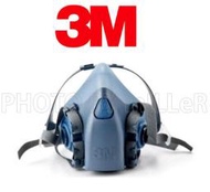 【米勒線上購物】3M 7502 半面罩防毒面具 雙罐式 加購濾毒罐更優惠 美國3M台灣子公司貨