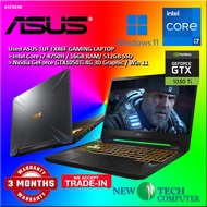 #AT082 USED ASUS TUF FX86F Performance Gaming Laptop intel i7-8750H 16GB 512GB SSD Nvidia GTX1050Ti 