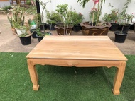 CPG โต๊ะบูชาพระไม้สัก 65x80สูง35CM.เเท่นรองลูกหมู่ โต๊ะวางพระบูชา แท่นวางพระ สำหรับหมู่ 7 หน้า 7 ไม้