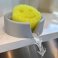 Tributary Brands Large Kitchen Sponge Holder Compatible with Scrub Daddy Sponge - Silicone Sponge Ho