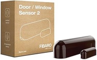 FIBARO Door Windows Sensor 2 / Z-Wave Plus Door Window and Temperature Sensor, Dark Brown, FGDW-002-